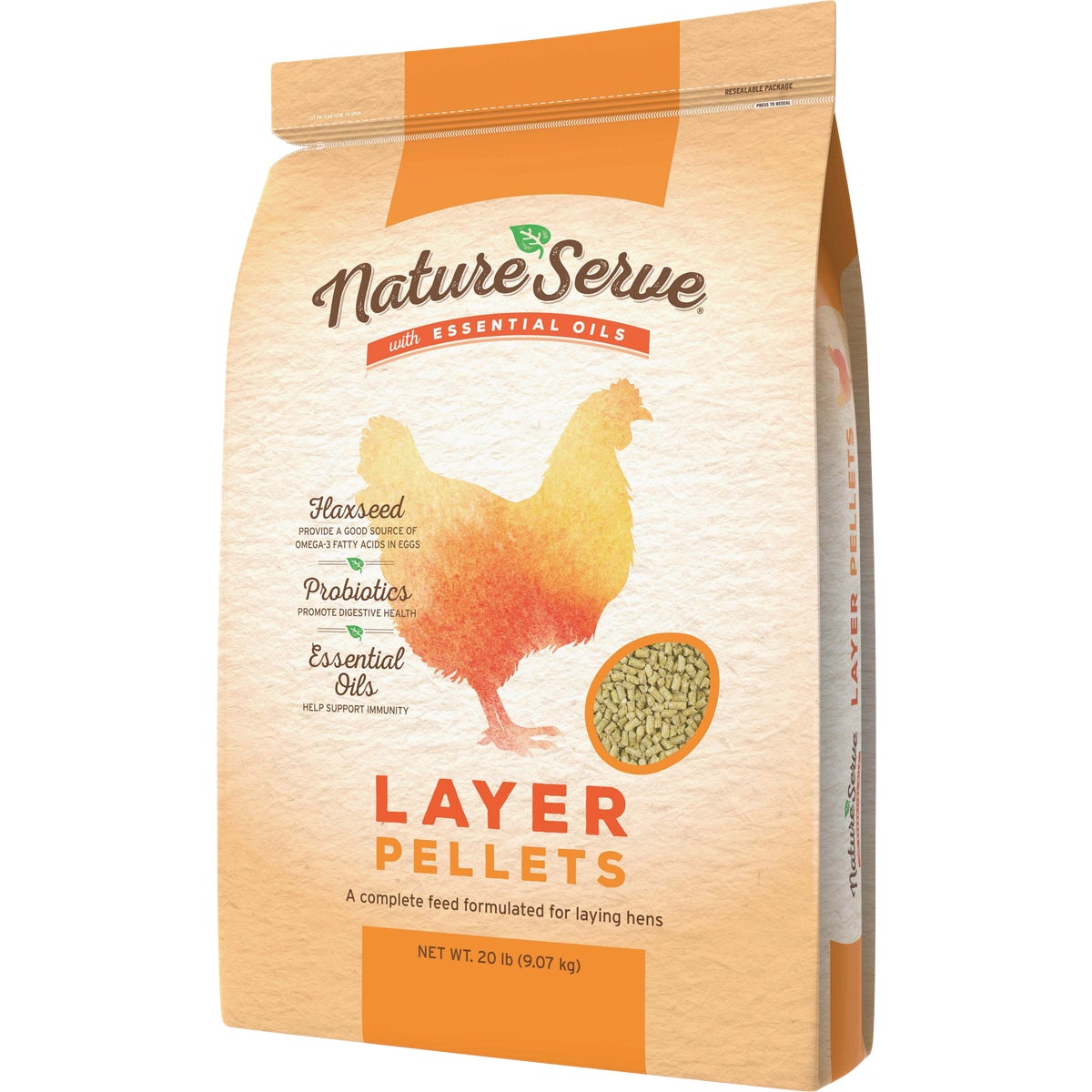 NatureServe 20 Lb. Layer Pellets