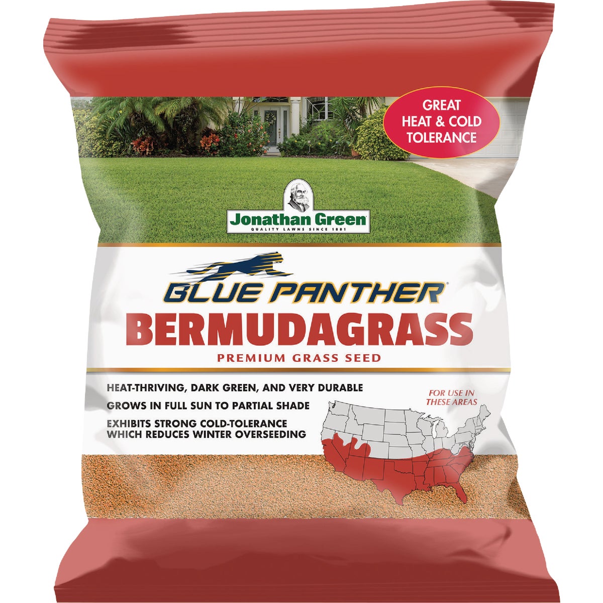 Johnson Green Blue Panther Bermudagrass 4 Lb. Grass Seed
