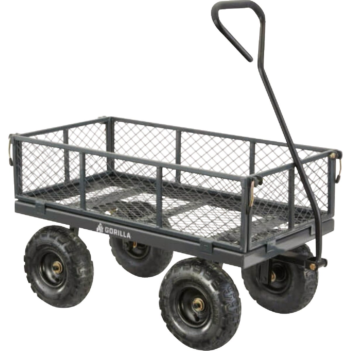 Gorilla Carts 3 Cu. Ft. 600 Lb. Steel Utility Garden Cart