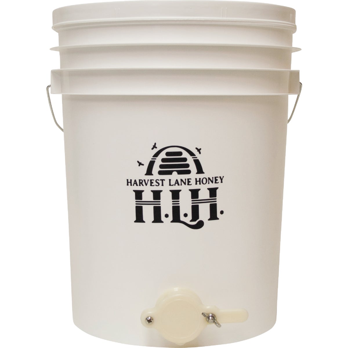 Harvest Lane 5 Gal. Plastic Honey Bucket with Gate