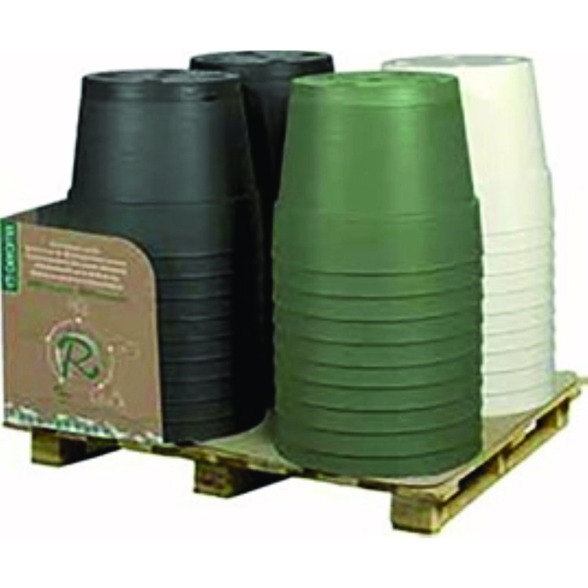 Deroma 18.9 In. Mix Save Plastic Planter Display (40-Piece)