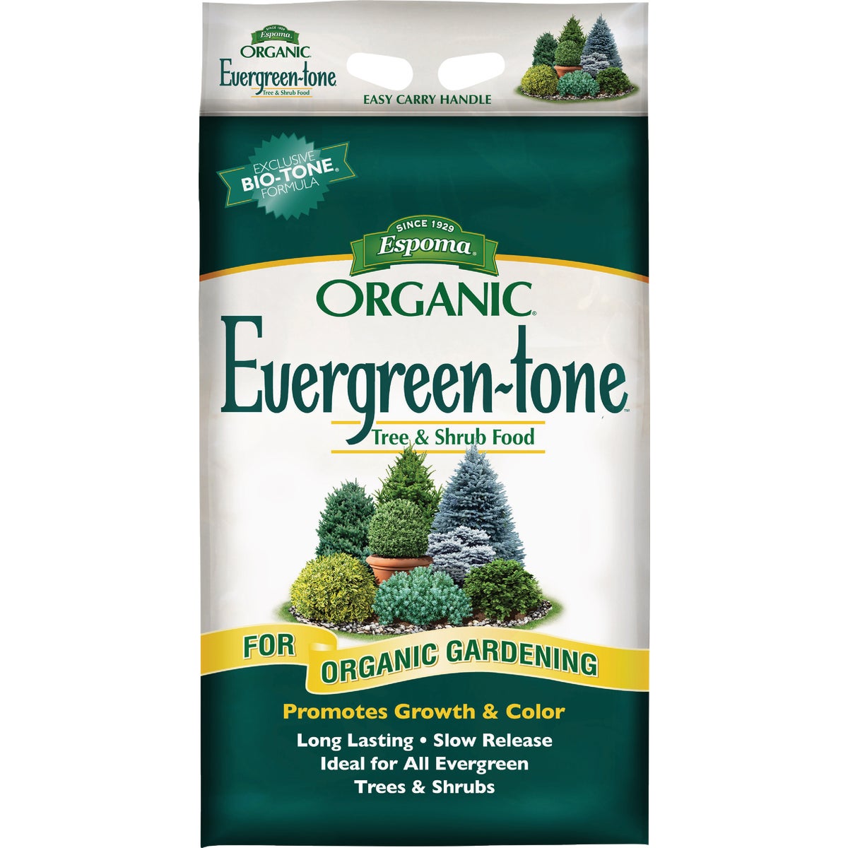 Espoma Organic 18 Lb. 4-3-4 Evergreen-tone Granular Plant Food
