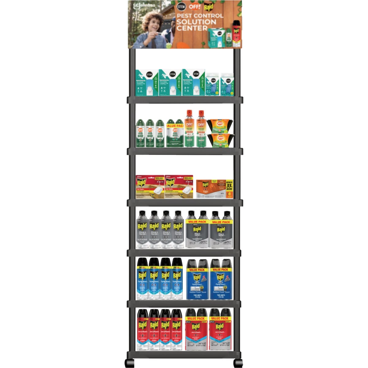 SC Johnson Pest Control Rack