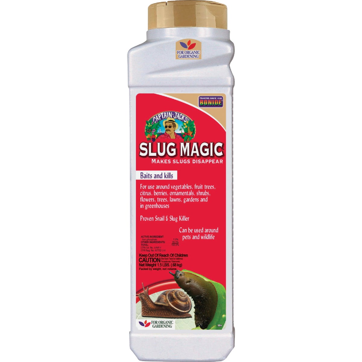 Bonide Slug Magic 1-1/2 Lb. Ready To Use Pellets Slug & Snail Killer