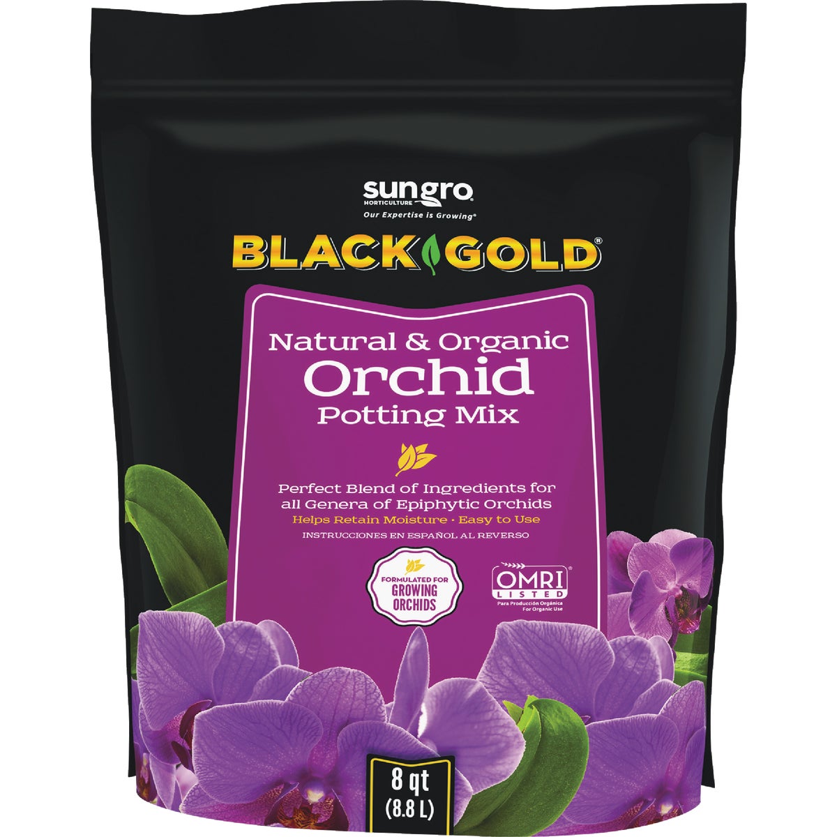 Black Gold 8 Qt. Natural & Organic Orchid Potting Mix