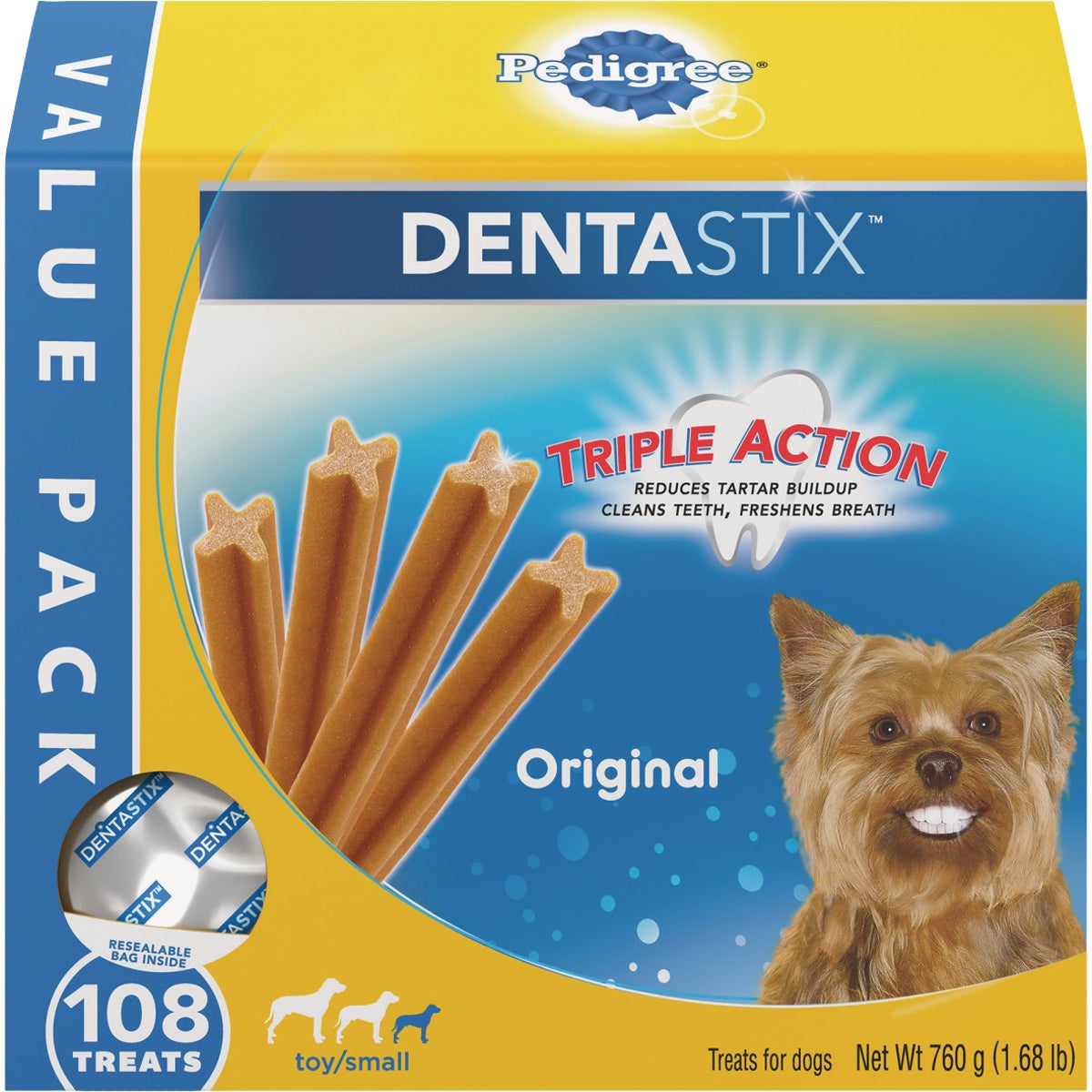 Pedigree Dentastix Toy Dog Original Flavor Dental Dog Treat (108-Pack)