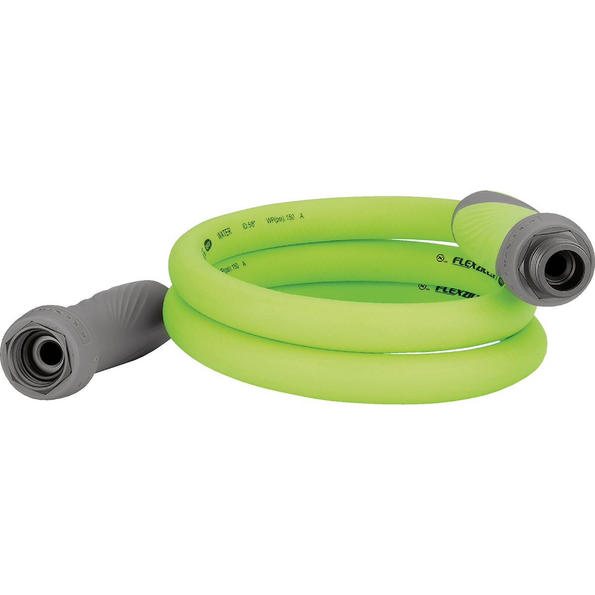 Flexzilla SwivelGrip 5/8 In. Dia. x 5 Ft. L. Drinking Water Safe Lead-In Hose with Male & Female Couplings