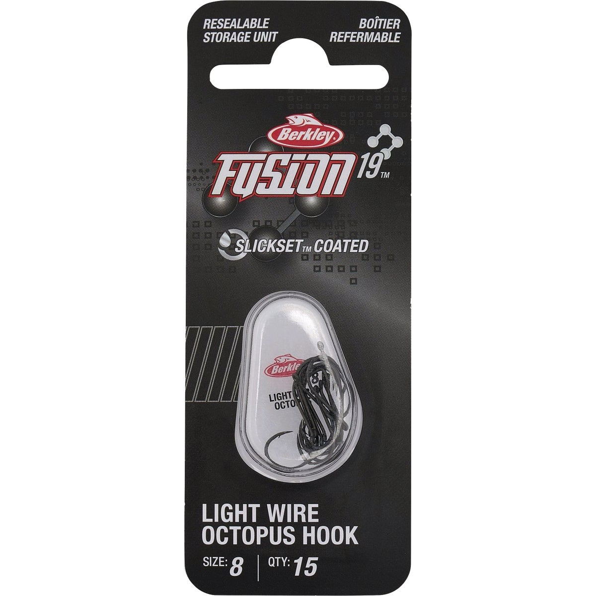Berkley Fusion19 Light Wire Octopus Hooks (15-Pack)