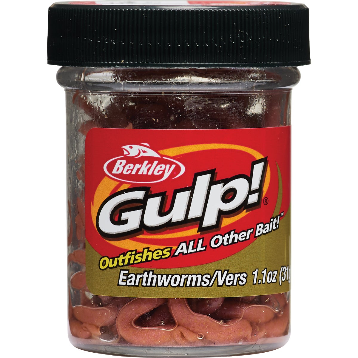 Berkley Gulp! Brown Earthworm Fishing Lure