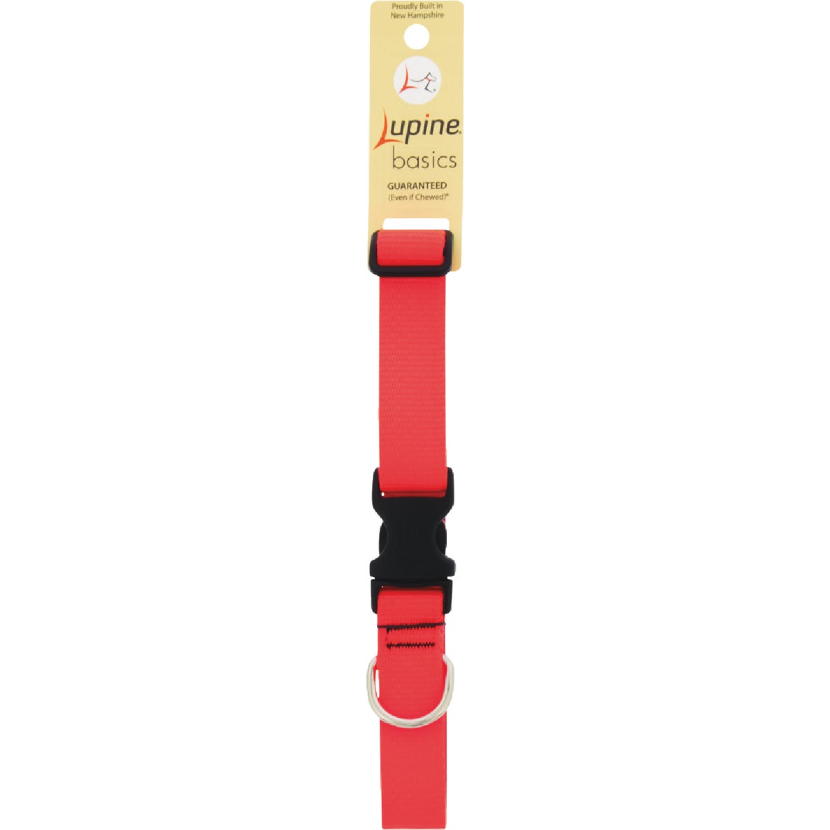 Lupine 1 In. Blaze Orange 12 to 20 In. Adjustable Collar