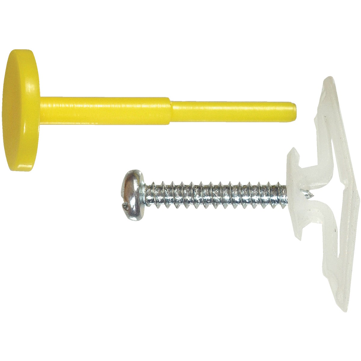 Hillman 5/8 In. Large Yellow Plastic Toggle Anchor (10 Ct.)
