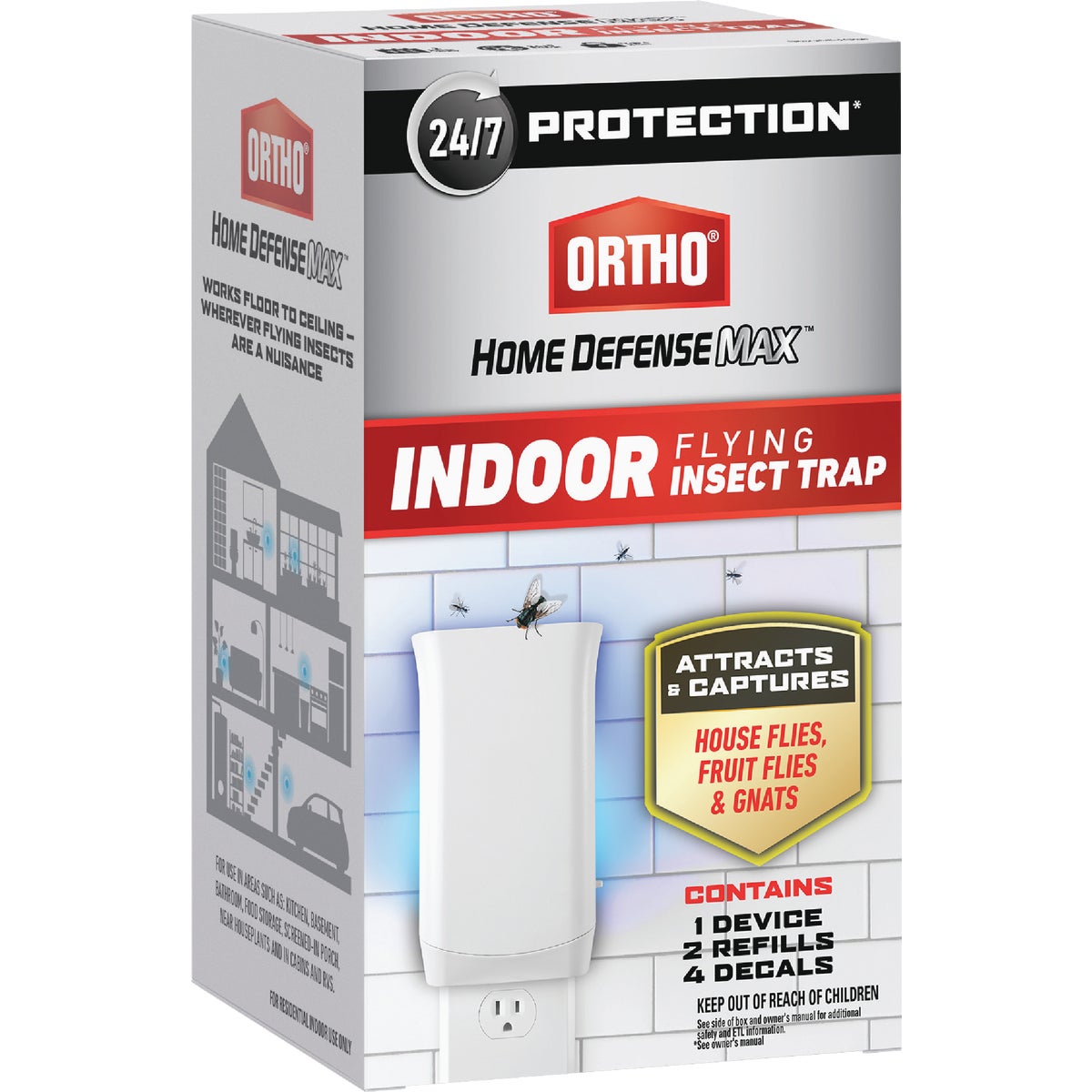 Ortho Home Defense MAX Reusable Indoor Flying Insect Trap Starter Kit