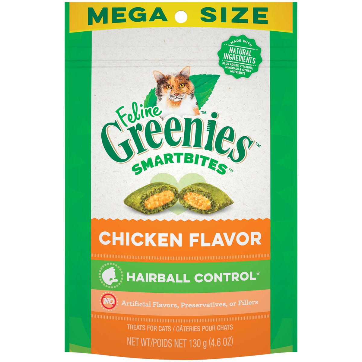 Greenies SmartBites Chicken 4.6 Oz. Hairball Control Cat Treats