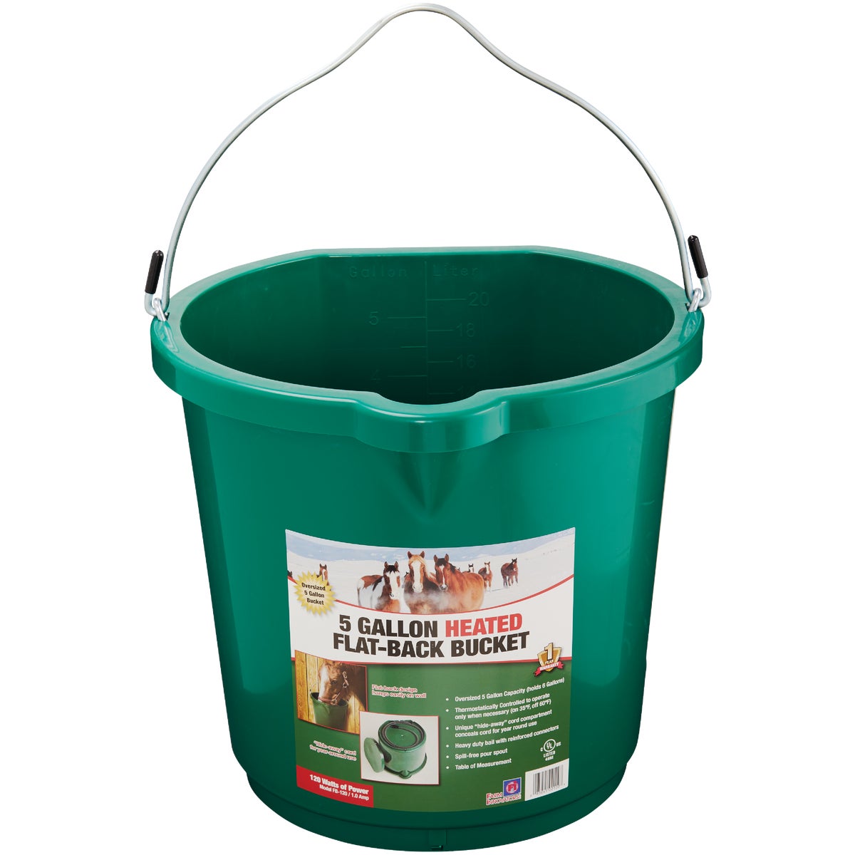 Farm Innovators 5 Gal. Heated Bucket