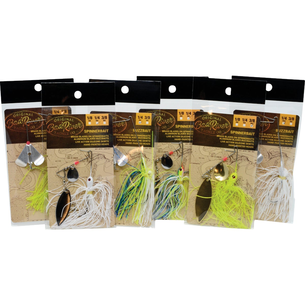 Inception Bad River Spinnerbait Assortment (48-Piece)