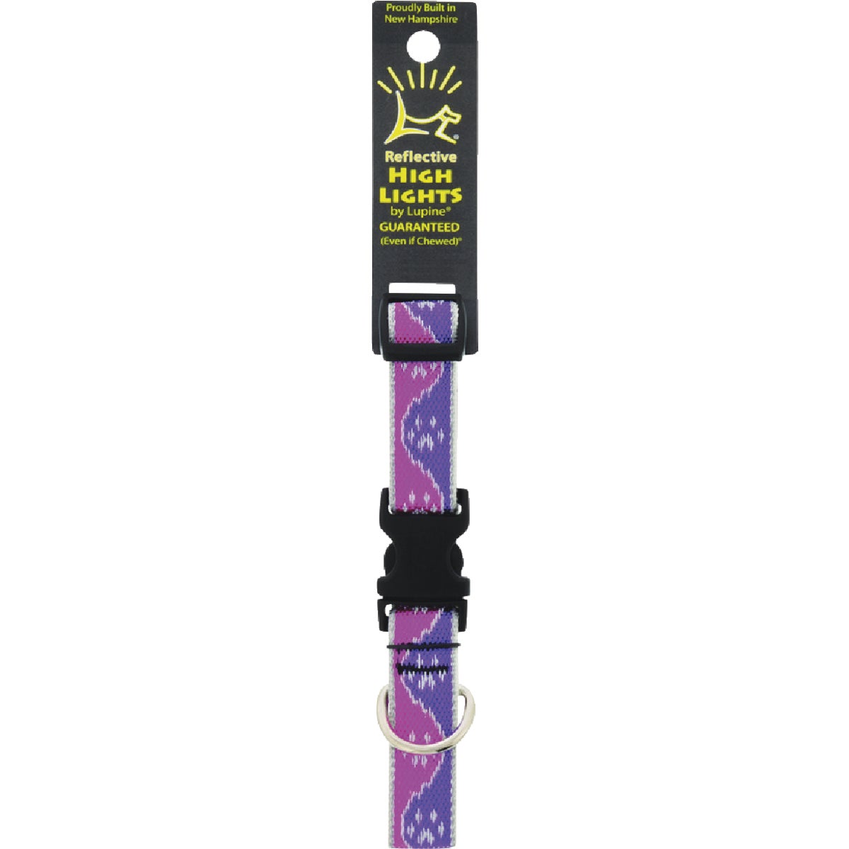 Lupine HL 3/4 In. Pink Paws 9 to 14 In. Adjustable Collar