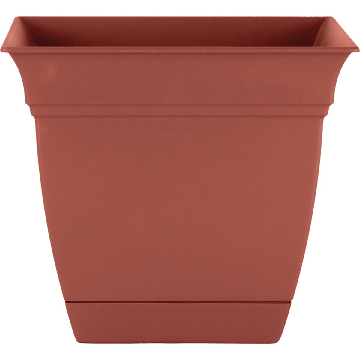 HC Companies Eclipse 10 In. x 10 In. x 8.75 In. Resin Clay Planter