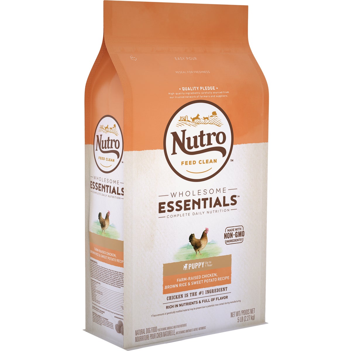 Nutro Wholesome Essentials 5 Lb. Chicken, Brown Rice, & Sweet Potato Dry Puppy Food