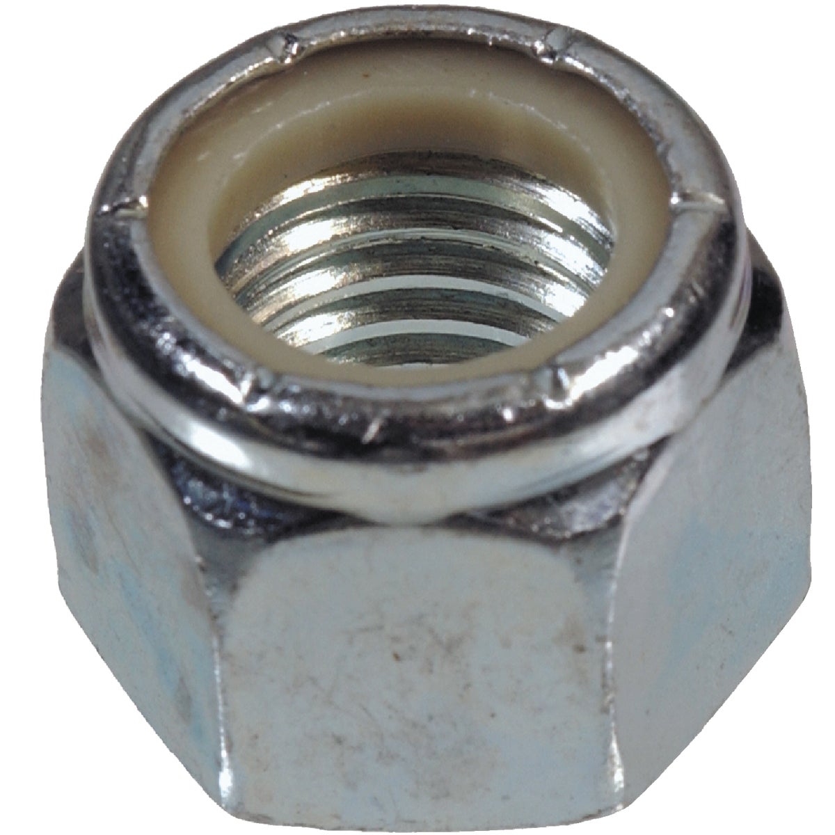 Hillman #6 32 tpi Steel Course Thread Nylon Insert Lock Nut (100 Ct.)