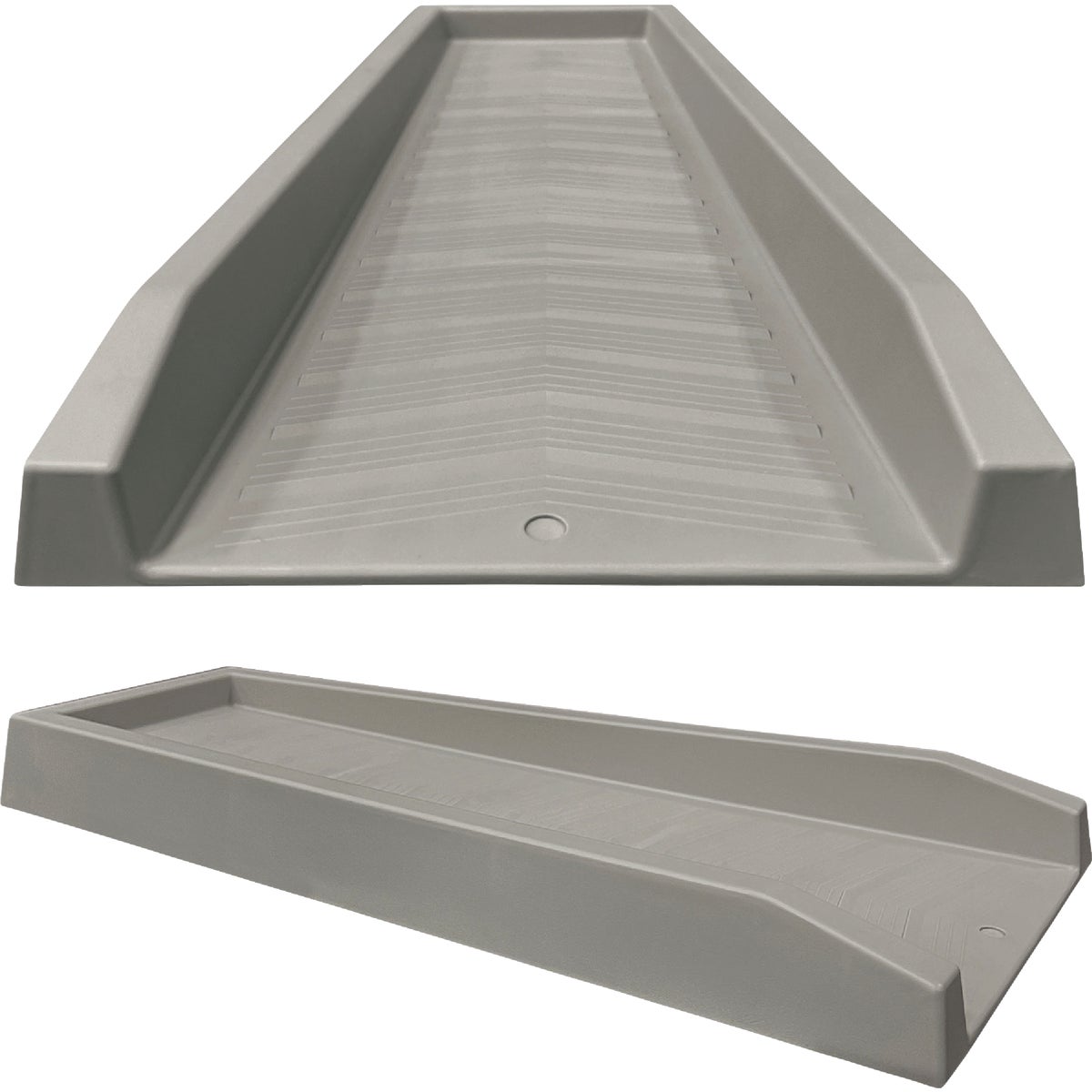 Master Mark 11 In. W. x 2.25 In. H. x 22.90 In. L. Gray Chevron Splash Block