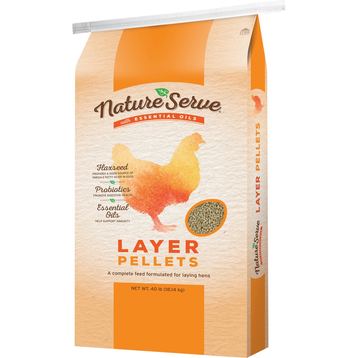 NatureServe 40 Lb. Layer Pellets