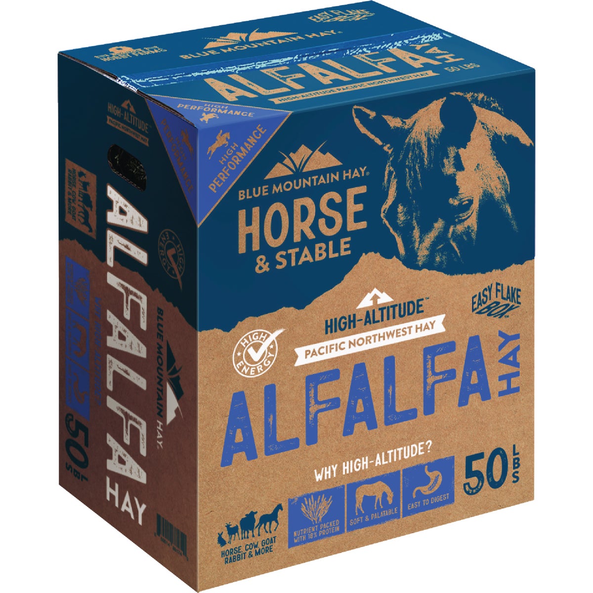 Blue Mountain Hay High Altitude 50 Lb. Alfalfa Hay