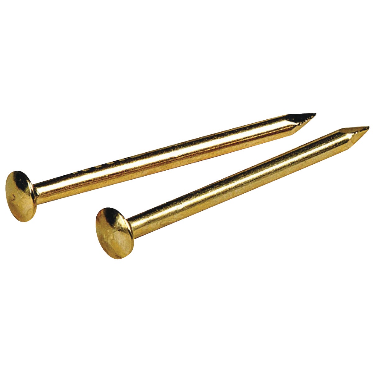 Hillman Anchor Wire 3/4 In. 18 ga 1.5 Oz. Brass Plated Steel Escutcheon Pins