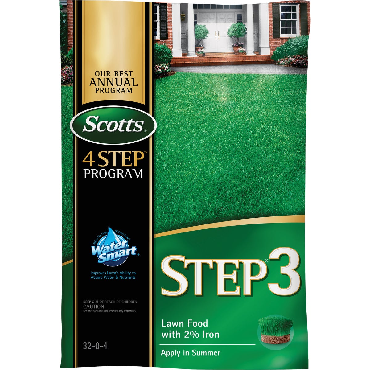 Scotts 4-Step Program Step 3 12.60 Lb. 5000 Sq. Ft. Lawn Fertilizer with 2% Iron