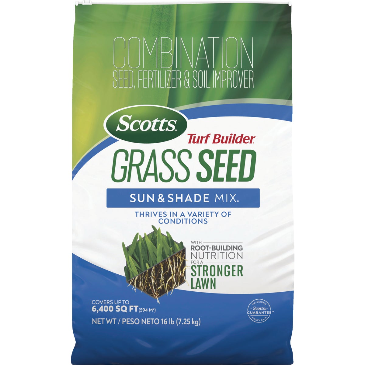 Scotts Turf Builder 16 Lb. 1330 Sq. Ft. Sun & Shade Mix Grass Seed
