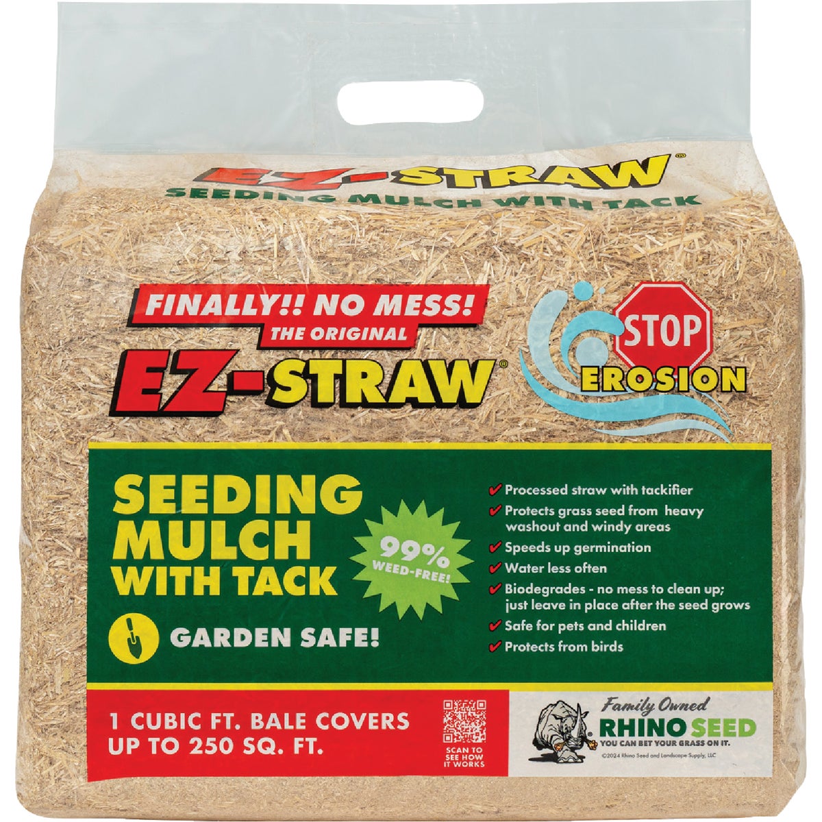 EZ Straw 1 Cu. Ft. Straw Seeding Mulch