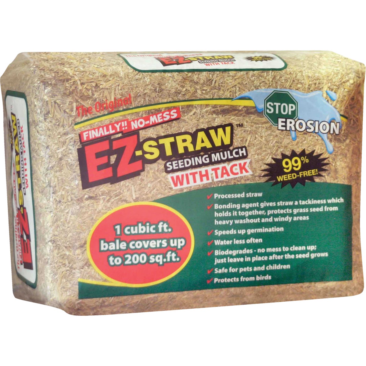 EZ Straw 1 Cu. Ft. Straw Seeding Mulch