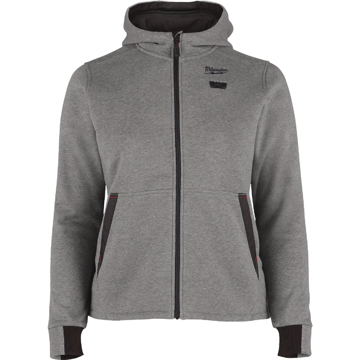 Milwaukee M12 Women's XL Gray Full-Zip Heated Hoodie Kit