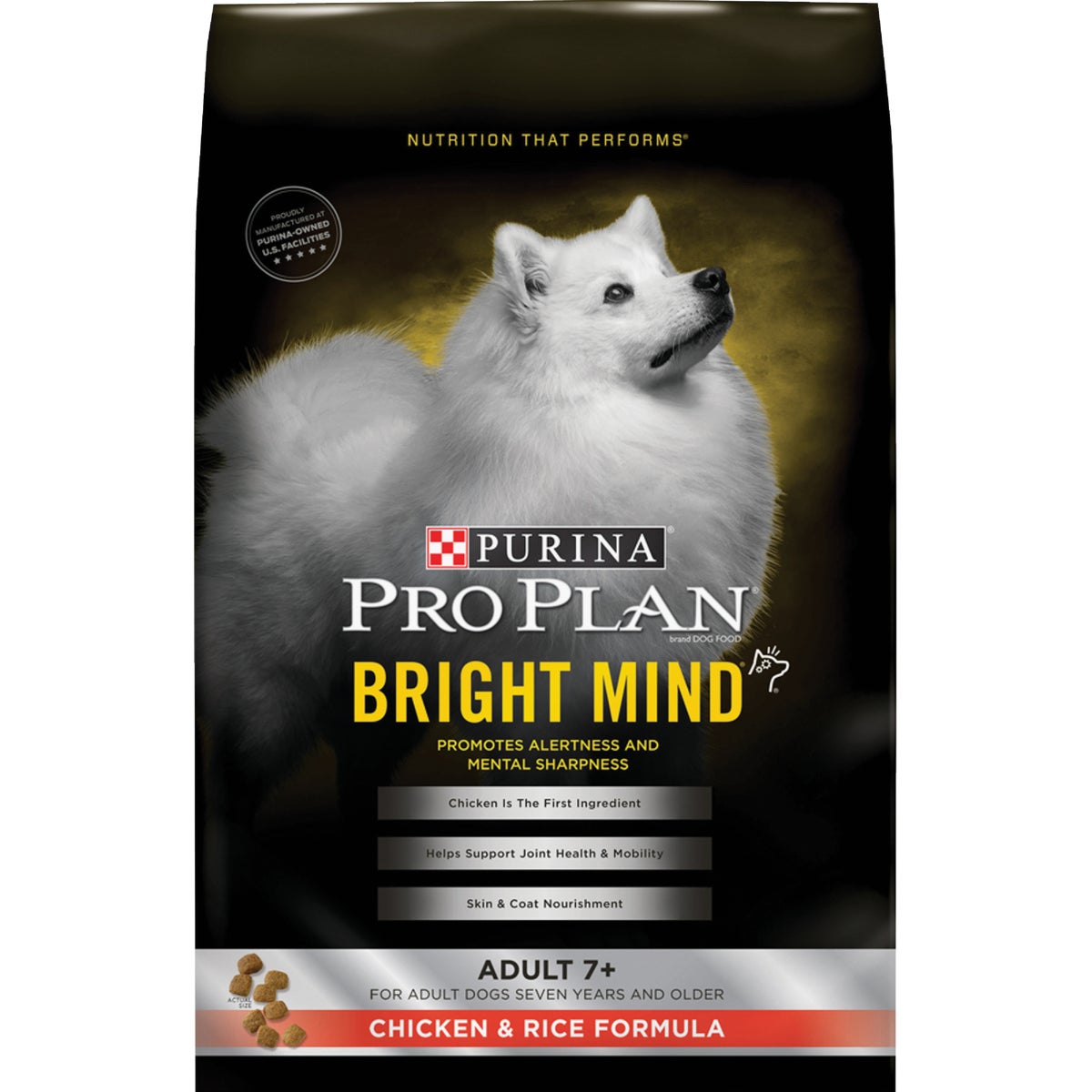 Purina Pro Plan Bright Mind 5 Lb. Chicken & Rice Flavor Adult Dry Dog Food