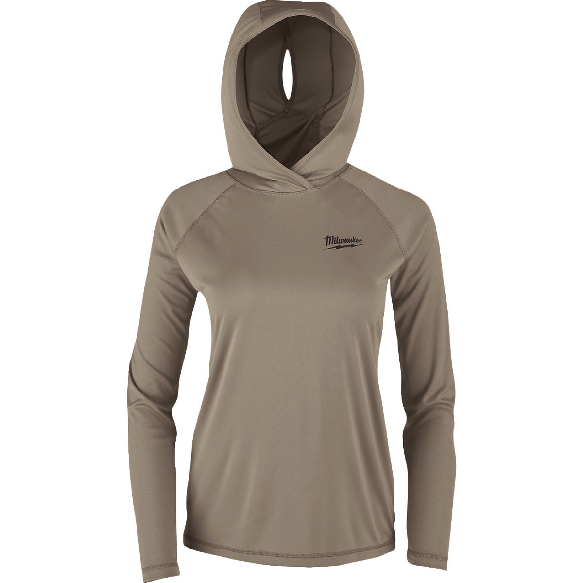 Milwaukee WORKSKIN Women's 2XL Sandstone Hooded Sun Shirt