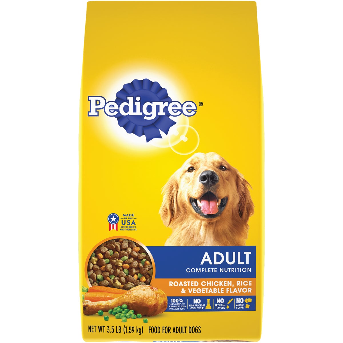 Pedigree Complete Nutrition 3.5 Lb. Roasted Chicken, Rice, & Vegetable Adult Dry Dog Food