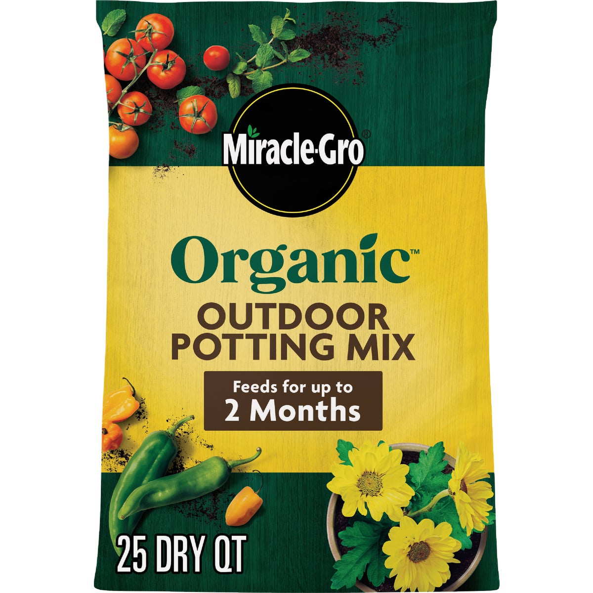 Miracle-Gro 25 Qt. Organic Outdoor Potting Mix