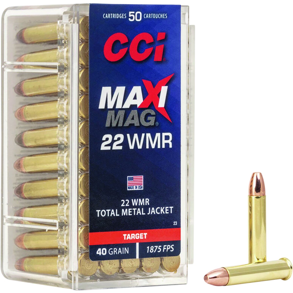 CCI 22 WMR 40 Grain HS MAXI-MAG Rimfire Ammunition