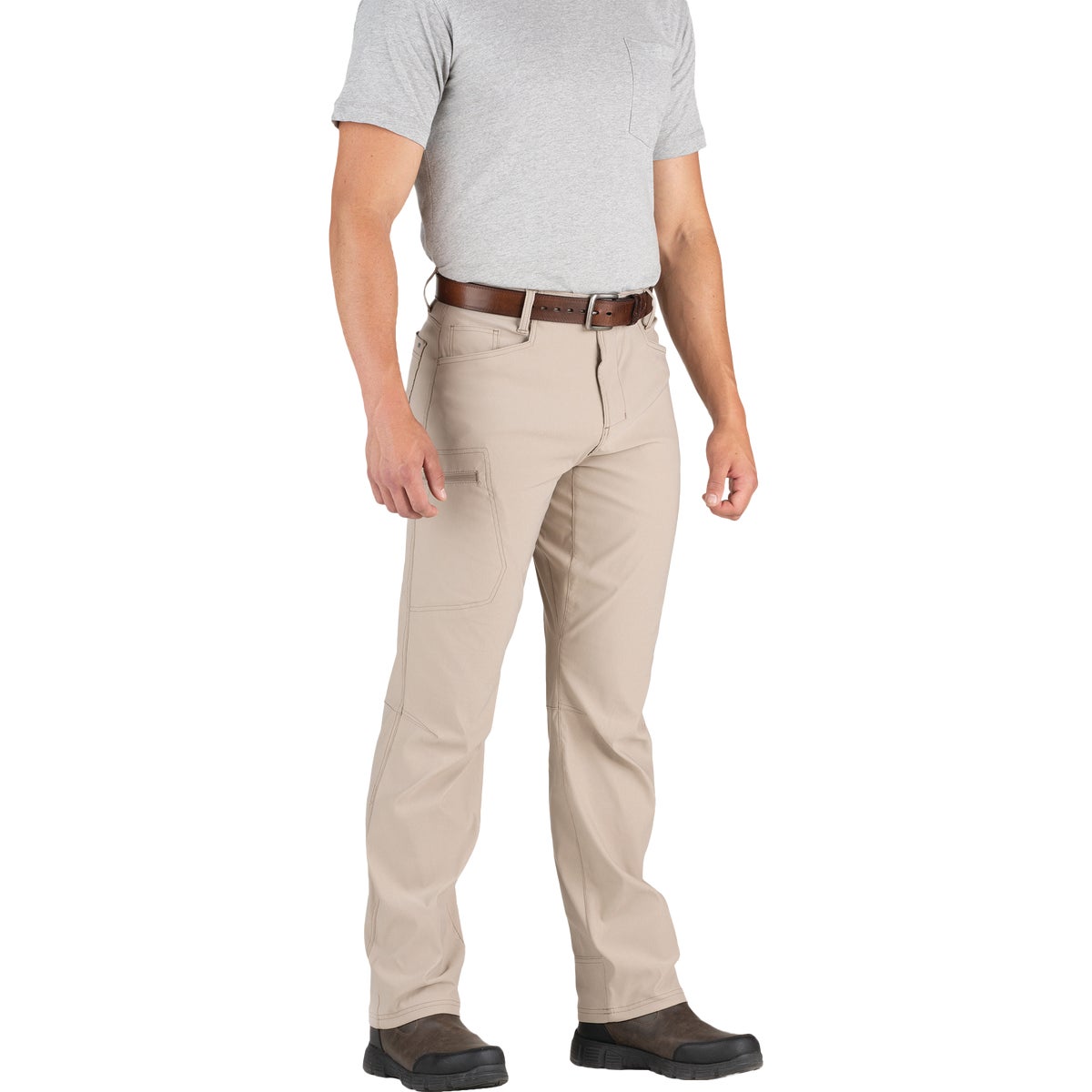Berne Men's 36x32 Beige Lightweight Flex Pro Pants
