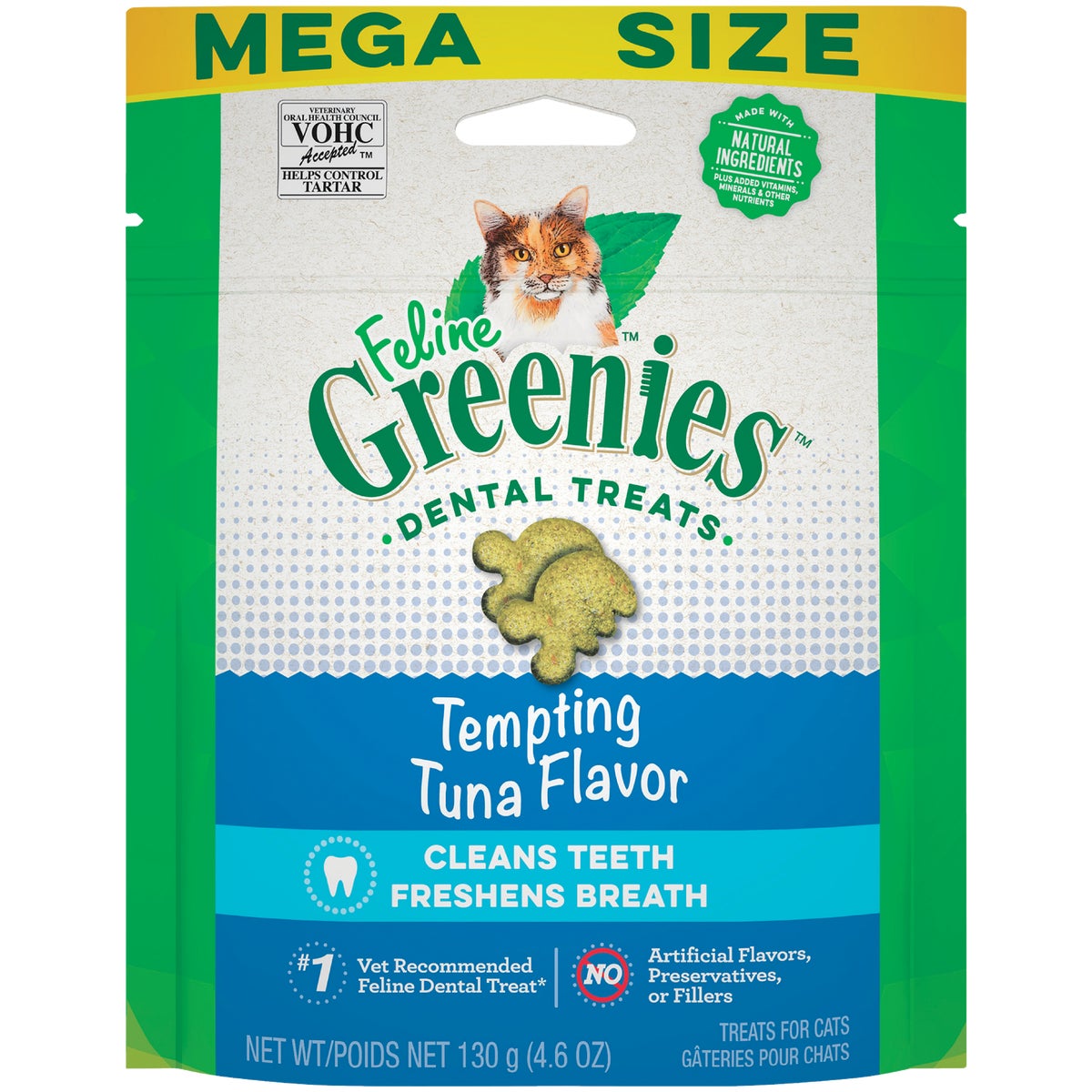 Greenies Tempting Tuna 4.6 Oz. Dental Cat Treats
