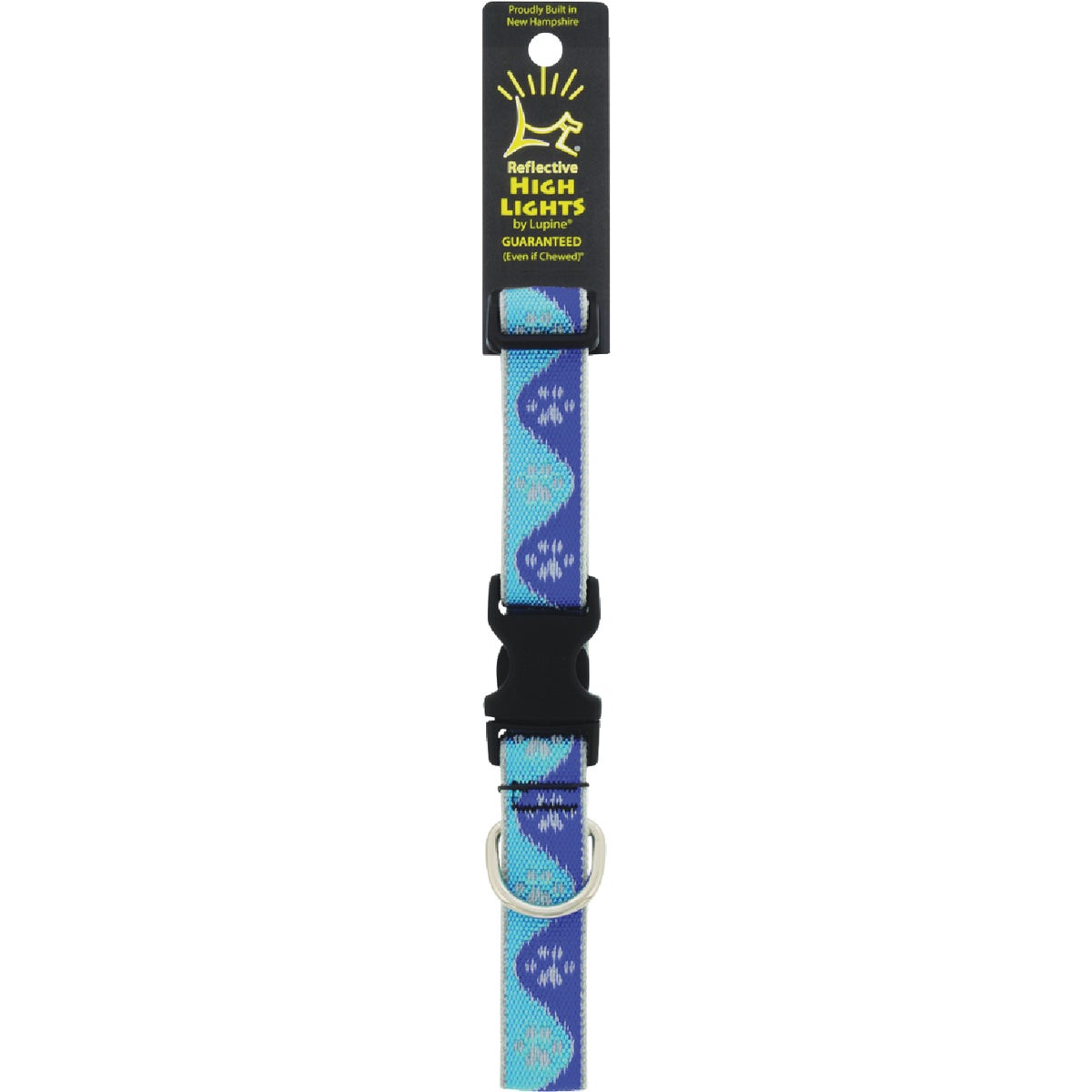Lupine HL 1 In. Blue Paws 12 to 20 In. Adjustable Collar