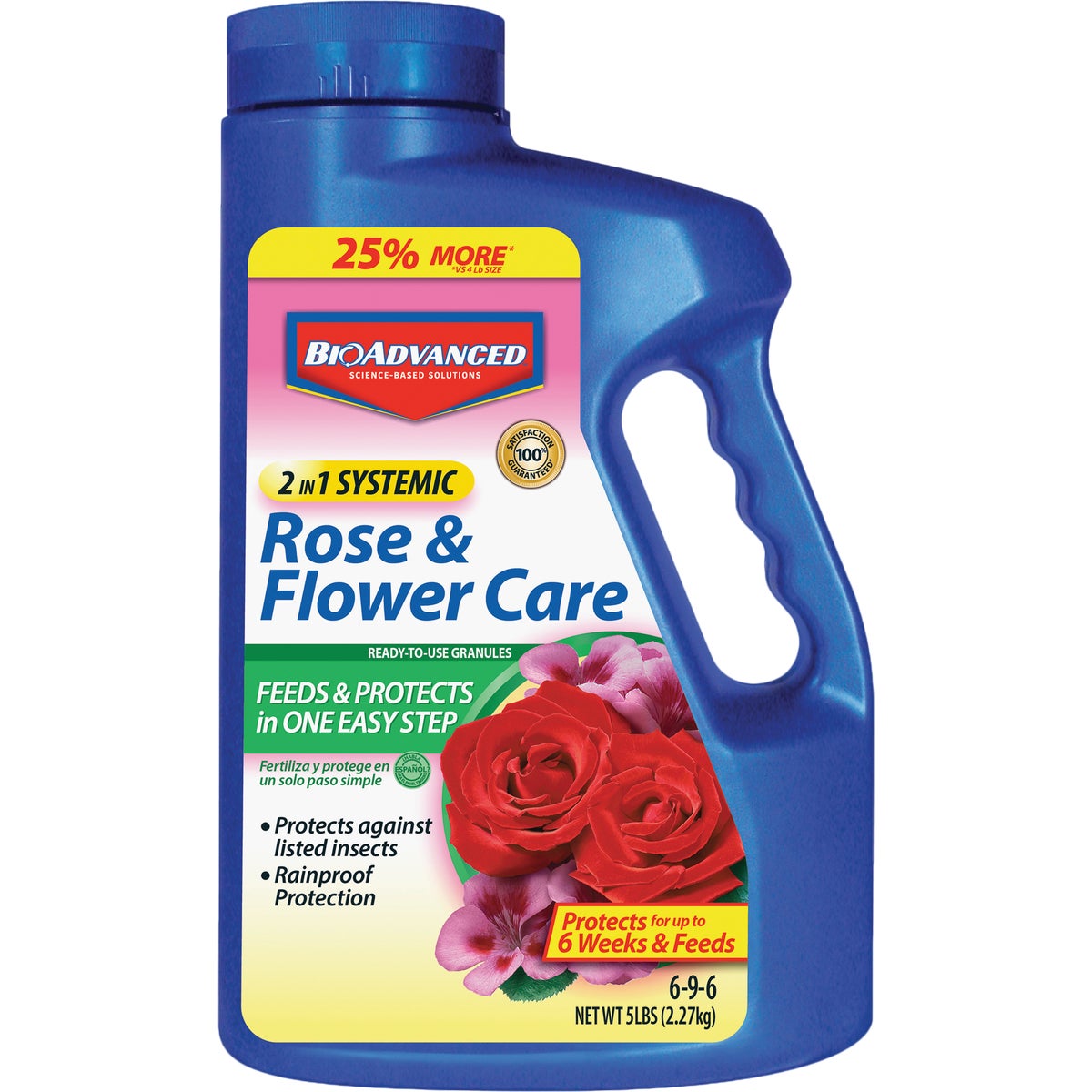 BioAdvanced 2-In-1 5 Lb. Ready To Use Granules Rose & Flower Care Insect Killer