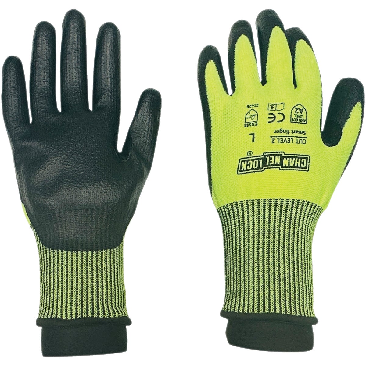 Channellock Large Cut Level 2 Hi-Vis Coated Glove