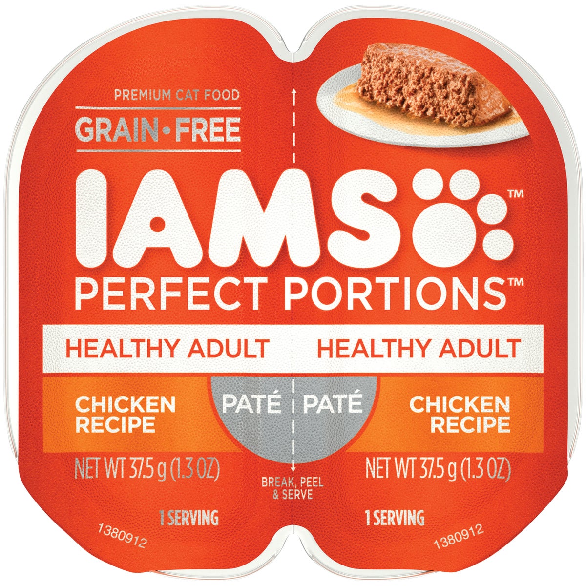 Iams Perfect Portions Healthy Adult 2.6 Oz. Chicken Flavor Adult Wet Cat Food
