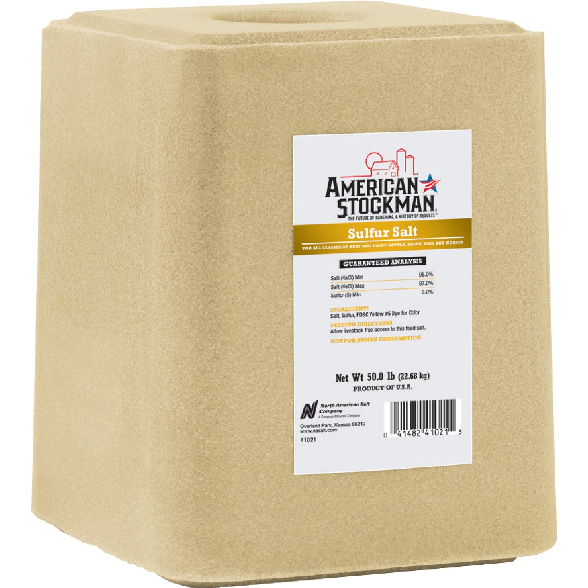 Amerian Stockman Sulfur Salt Block