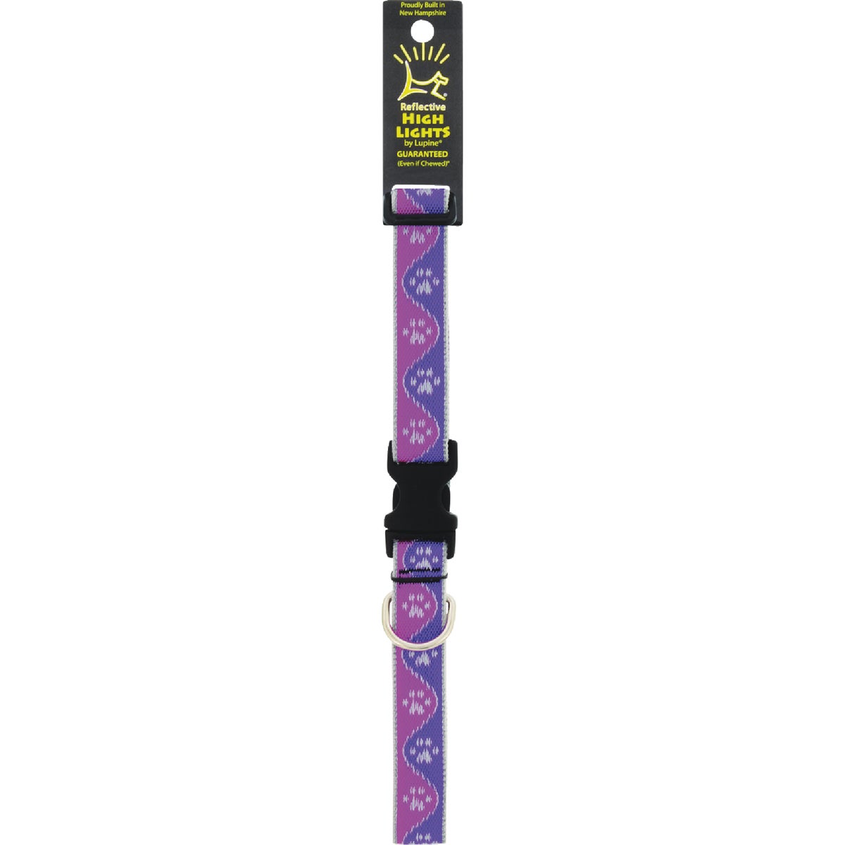 Lupine HL 1 In. Pink Paws 16 to 28 In. Adjustable Collar