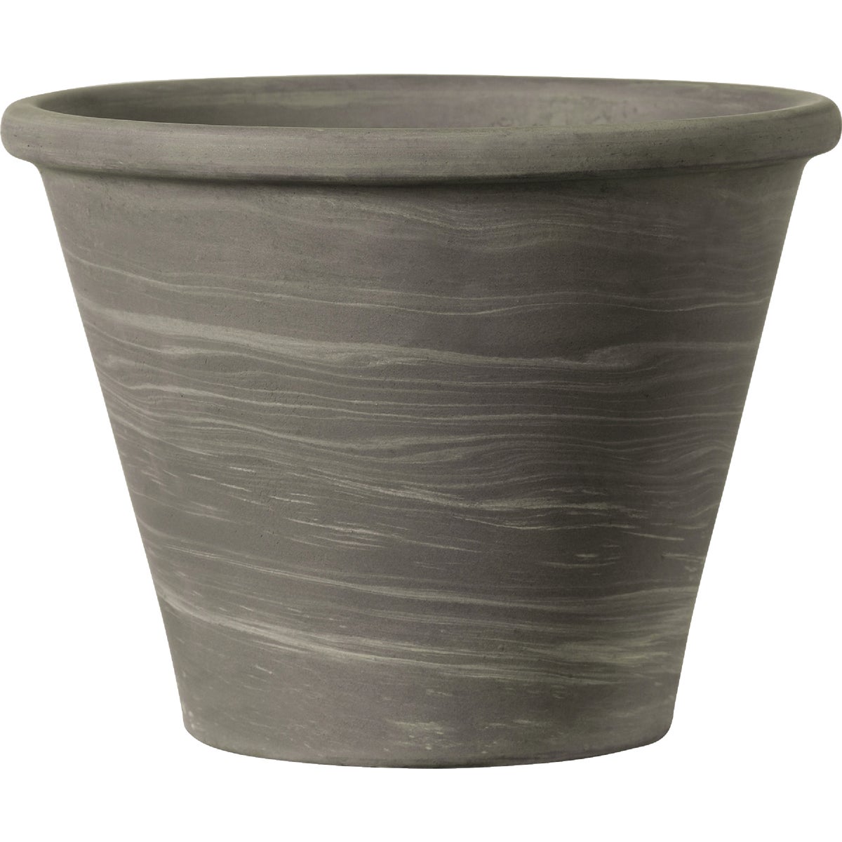 Deroma 6.7 In. Grafite Clay Duo Vasum Planter