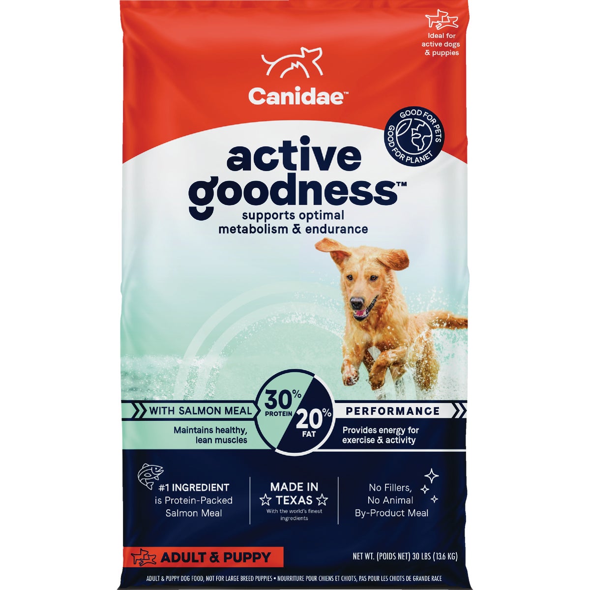 Canidae Active Goodness 30 Lb. Salmon Meal Dry Dog Food