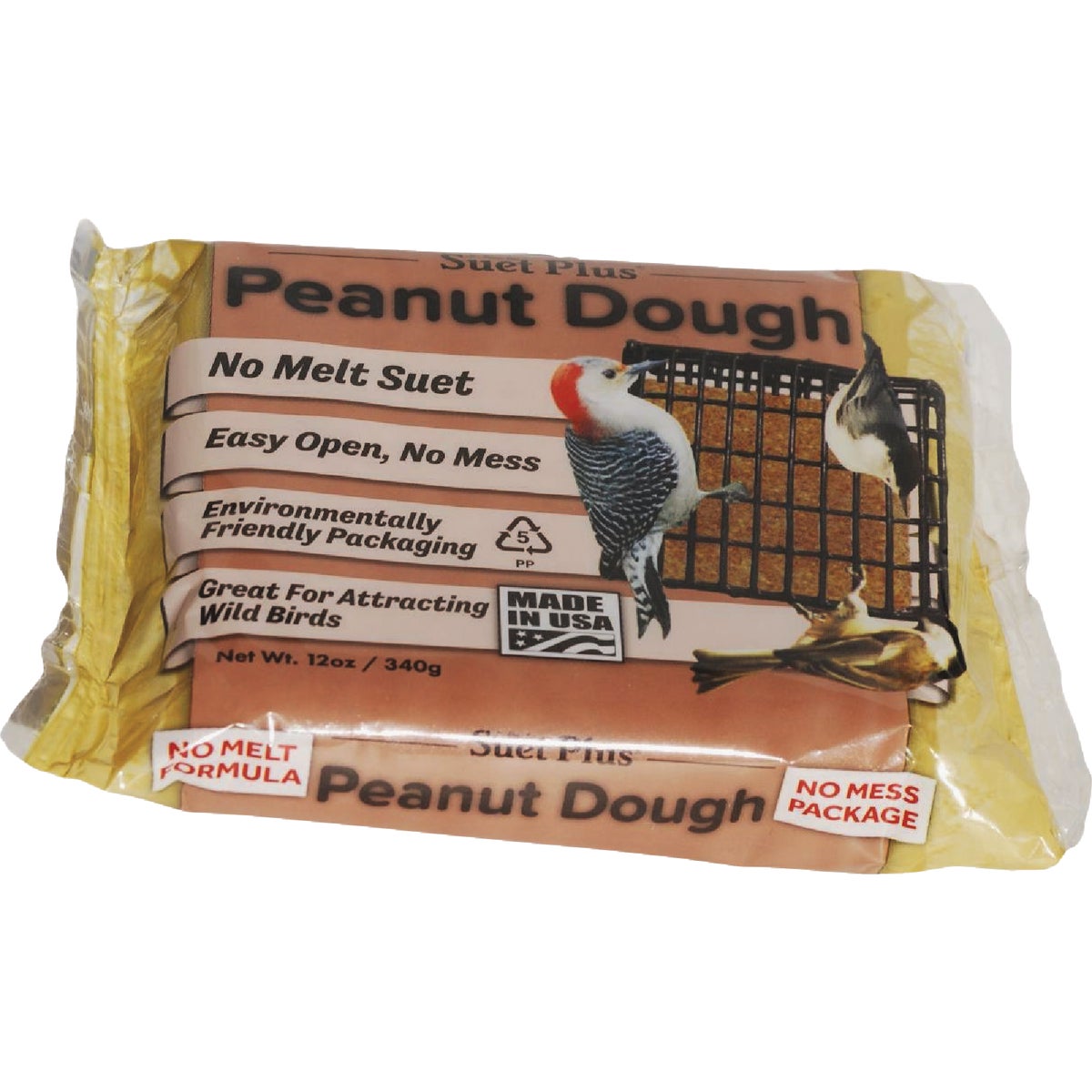 Suet Plus 12 Oz. Peanut Suet Dough
