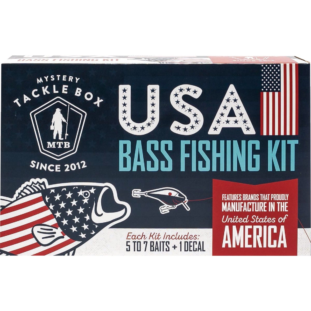 Mystery Tackle Box USA Bass Fishing Kit