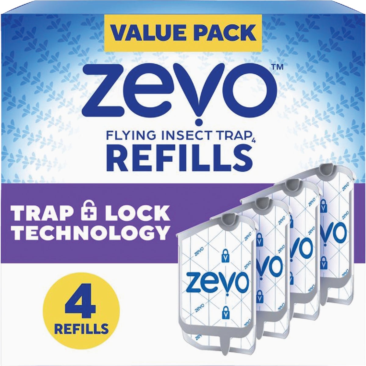 Zevo Insect Trap Refill Kit (4-Pack)